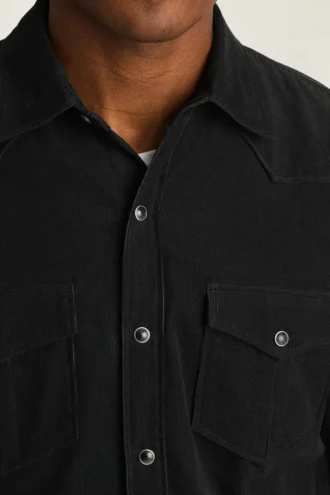 Chemise western en velours côtelé pour homme de Bonobos | Style robuste à fines côtes