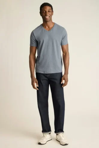 Chemises à col rond et col en V pour homme | Chemise en coton ultra-doux pour tous les jours