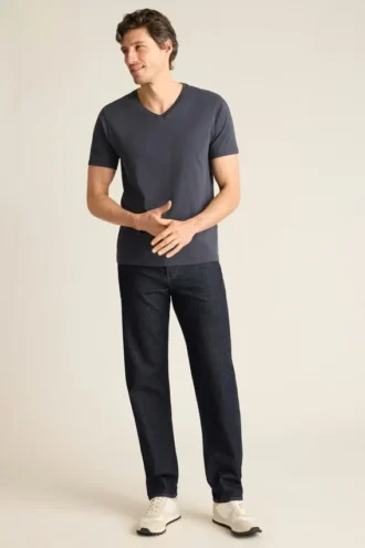 Chemises à col rond et col en V pour homme | Chemise en coton ultra-doux pour tous les jours