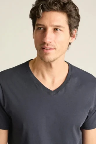 Chemises à col rond et col en V pour homme | Chemise en coton ultra-doux pour tous les jours