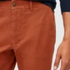 Chino en coton biologique stretch