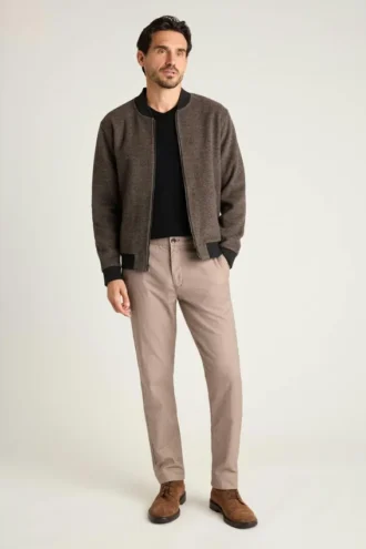 Chino en coton stretch