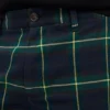 Chino extensible à motif tartan de Noël