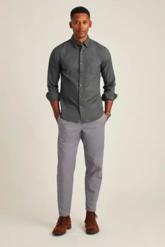 Flannel-Lined Chino à cordon de serrage