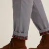 Flannel-Lined Chino à cordon de serrage