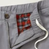 Flannel-Lined Chino à cordon de serrage
