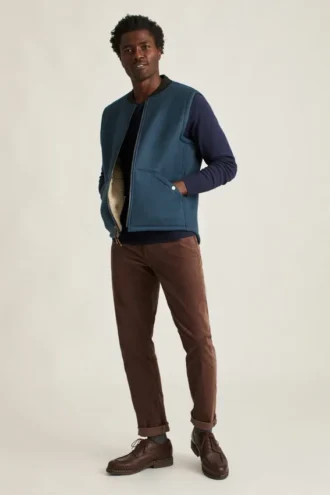 Gilet doublé en sherpa