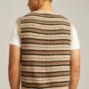 Gilet en laine mérinos Fair Isle