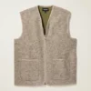 Gilet en polaire de laine italienne
