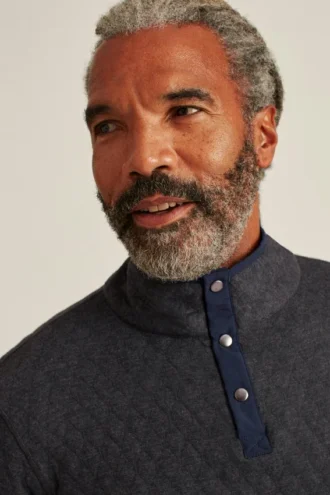 Gilet matelassé réversible à boutons-pression