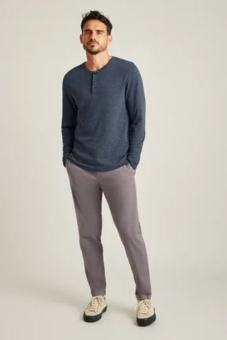 Henley à manches longues Luxe