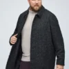 Italian Wool Car Coat Grandes tailles