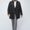 Italian Wool Car Coat Grandes tailles