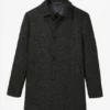 Italian Wool Car Coat Grandes tailles