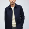 Italian Wool Car Coat pour homme