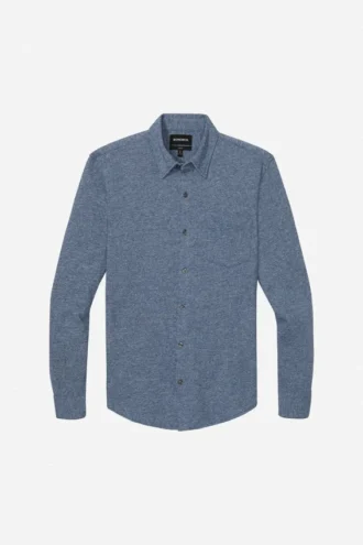 Jersey chiné à boutons – Grandes tailles