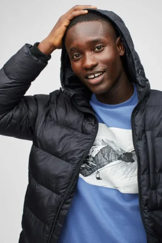 La doudoune à capuche