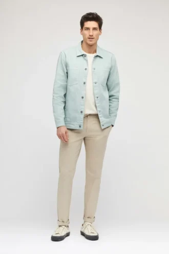 La veste cargo en denim