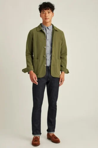 La veste-chemise en tricot