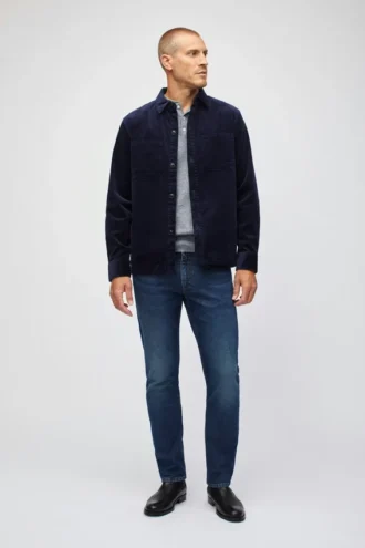 La veste chemise en velours côtelé