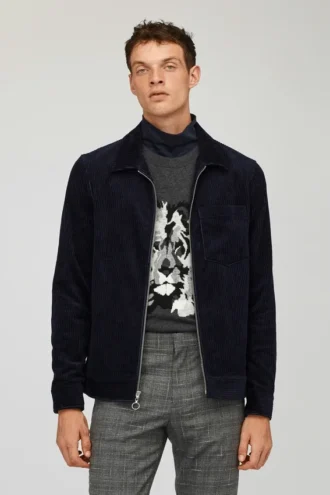 La veste chemise en velours côtelé