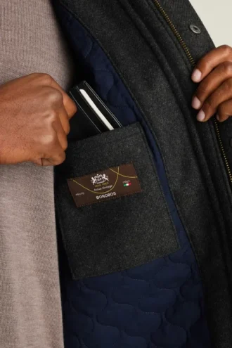 La veste de campagne en laine italienne