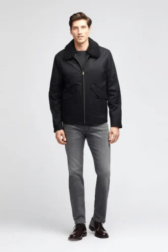 La veste en coton ciré