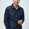 La veste en denim stretch
