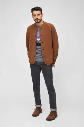 La veste en molleton raglan