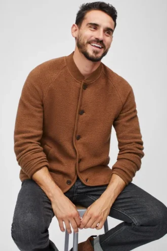 La veste en molleton raglan