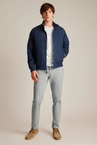 La veste Harrington en toile