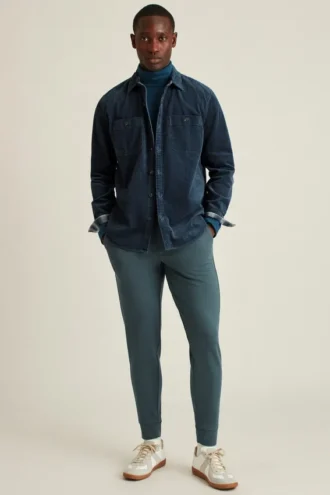 La veste-pantalon en velours côtelé