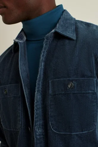 La veste-pantalon en velours côtelé