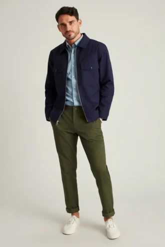 La veste utilitaire en coton stretch