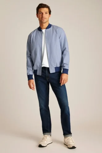 Le blouson aviateur Chambray Boulevard