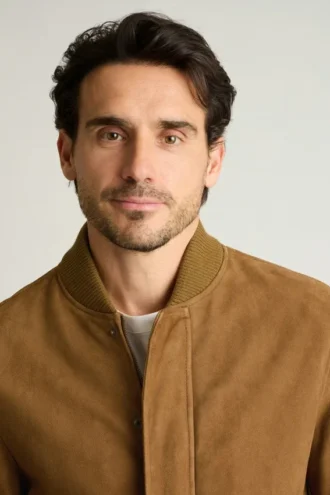 Le blouson aviateur en daim