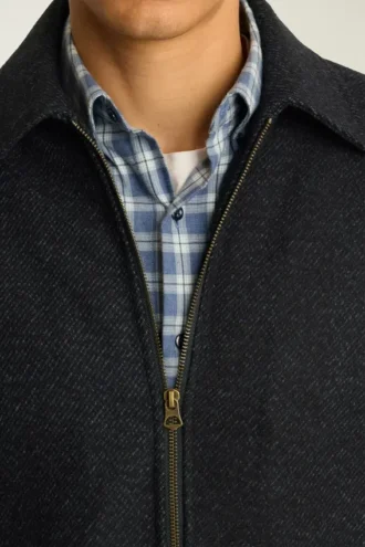 Le blouson aviateur en laine italienne