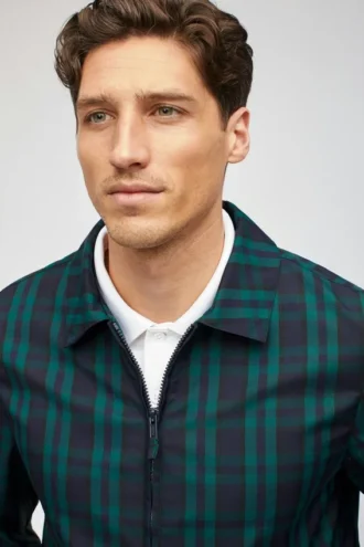 Le coupe-vent de golf à carreaux