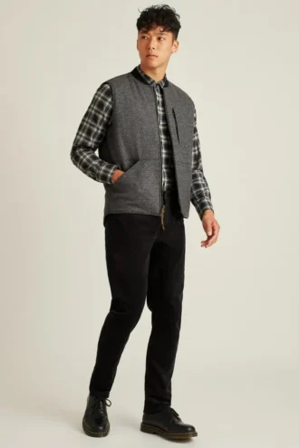 Le gilet réversible matelassé