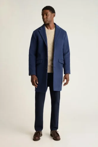 Le pardessus en laine et cachemire italien