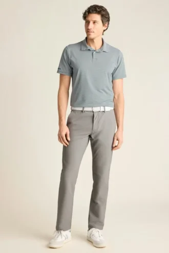 Le polo de golf Performance : uni et rayé