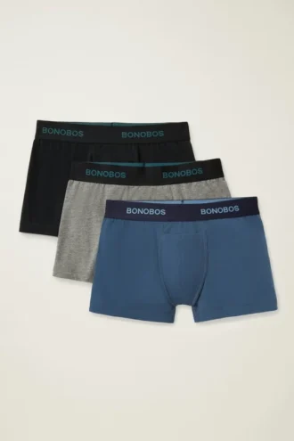 Lot de 3 sous-vêtements ultra-doux : boxers et slips Bonobos