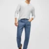 Pantalon 5 poches en coton italien adouci