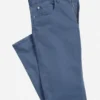 Pantalon 5 poches en coton italien adouci