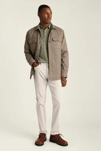 Pantalon 5 poches en velours côtelé