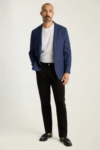 Pantalon 5 poches en velours côtelé