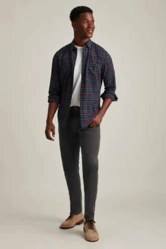 Pantalon 5 poches en velours côtelé