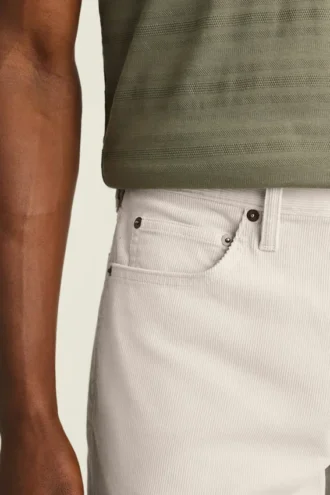 Pantalon 5 poches en velours côtelé