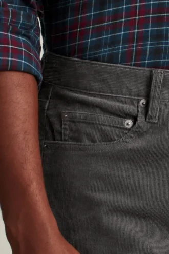 Pantalon 5 poches en velours côtelé