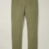 Pantalon chino en sergé brossé